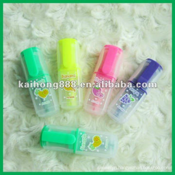 Mini Highlighter with fruit flavor,non-toxic